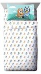 Jay Franco Bluey & Bingo 5 Piece Twin Size Bed Set - Includes Comforter & Sheet Set - Super Soft Kids Bedding Fade Resistant Microfiber (Official Bluey Product)