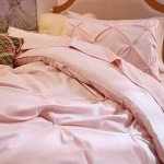 Bedsure Pink Twin Comforter Set for Girls - 5 Pieces Twin Bedding Sets, Pinch Pleat Pink Twin Bed in a Bag with Comforter, Sheets, Pillowcase & Sham