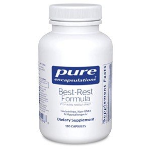 Pure Encapsulations Best-Rest Formula - Supports Restful Sleep - for Relaxation - Restful Sleep Supplement - Non-GMO & Vegan - 120 Capsules