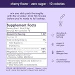 Som Sleep, Restful Calm Sleep Powder Drink Mix, Melatonin 3mg, Magnesium, Vitamin B6, L-Theanine, GABA – Vegan, Zero Sugar, Keto Friendly – Cherry, 30-Pack