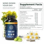 Primal Harvest 2 Pack, Primal Sleep, 60 Capsules with Valerian Root, L-Tryptophan, GABA, Chamomile, and Melatonin 3mg