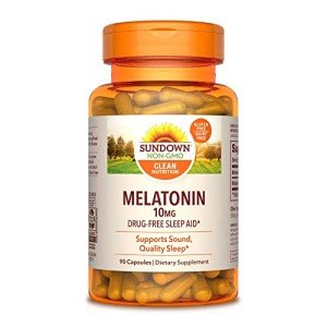 Sundown Melatonin Dietary Supplement Capsules, 10 mg, 90 count