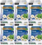 Twinings Sleep Nightly Calm Herbal Tea Single Serve K-Cup Pods for Keurig Brewers, 12 Count Box (Pack of 6)