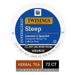 Twinings Sleep Nightly Calm Herbal Tea Single Serve K-Cup Pods for Keurig Brewers, 12 Count Box (Pack of 6)