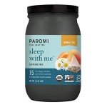 Paromi Sleep with Me Organic Herbal Tea, Signature Jar, 15 Count (Pack of 6)