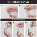 Segbeauty 20ml Refillable Perfume Bottle Travel, 2pcs Empty Glass Spray Bottles Atomizer, Mini Pocket Leakproof Fine Mist Sprayer for Perfume Cologne Dispenser Fragrance Container Set Travel Accessory