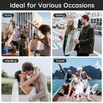 Segbeauty 20ml Refillable Perfume Bottle Travel, 2pcs Empty Glass Spray Bottles Atomizer, Mini Pocket Leakproof Fine Mist Sprayer for Perfume Cologne Dispenser Fragrance Container Set Travel Accessory