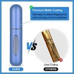 IMPORX 9 Pack 5ml Perfume Travel Refillable Mini Spray Bottles Atomizer Travel Perfume Bottle Refillable Empty Small Mister Spray Bottle for Travel Accessories