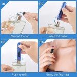 IMPORX 9 Pack 5ml Perfume Travel Refillable Mini Spray Bottles Atomizer Travel Perfume Bottle Refillable Empty Small Mister Spray Bottle for Travel Accessories