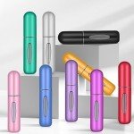 IMPORX 9 Pack 5ml Perfume Travel Refillable Mini Spray Bottles Atomizer Travel Perfume Bottle Refillable Empty Small Mister Spray Bottle for Travel Accessories