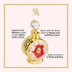 Swiss Arabian Layali Rouge - Luxury Arabian Perfume Oil from Dubai - Long Lasting Arabian Perfume for Women - Exotic, Fruity, Floral, Alcohol Free EDP - 0.5 oz