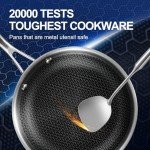 Deluxe 5-Piece Nonstick Fry Pan Set with Lids