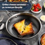 Deluxe 5-Piece Nonstick Fry Pan Set with Lids
