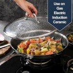 Deluxe 5-Piece Nonstick Fry Pan Set with Lids