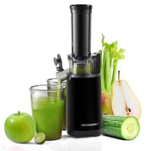 Elite Gourmet Compact Masticating Slow Juicer
