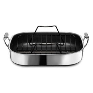 HexClad XL Hybrid Roasting Pan with Rack