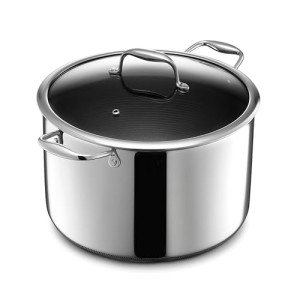 HexClad 10-Quart Nonstick Stockpot with Lid