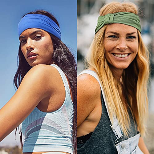 GILI 6-Pack Non-Slip Yoga Headbands for Women