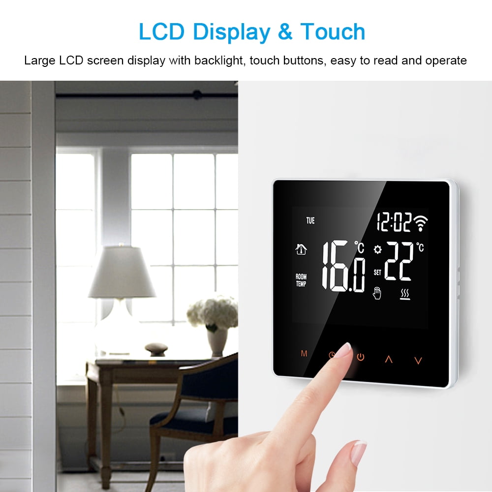 Smart Wi-Fi Thermostat with APP Control and Touch Screen
