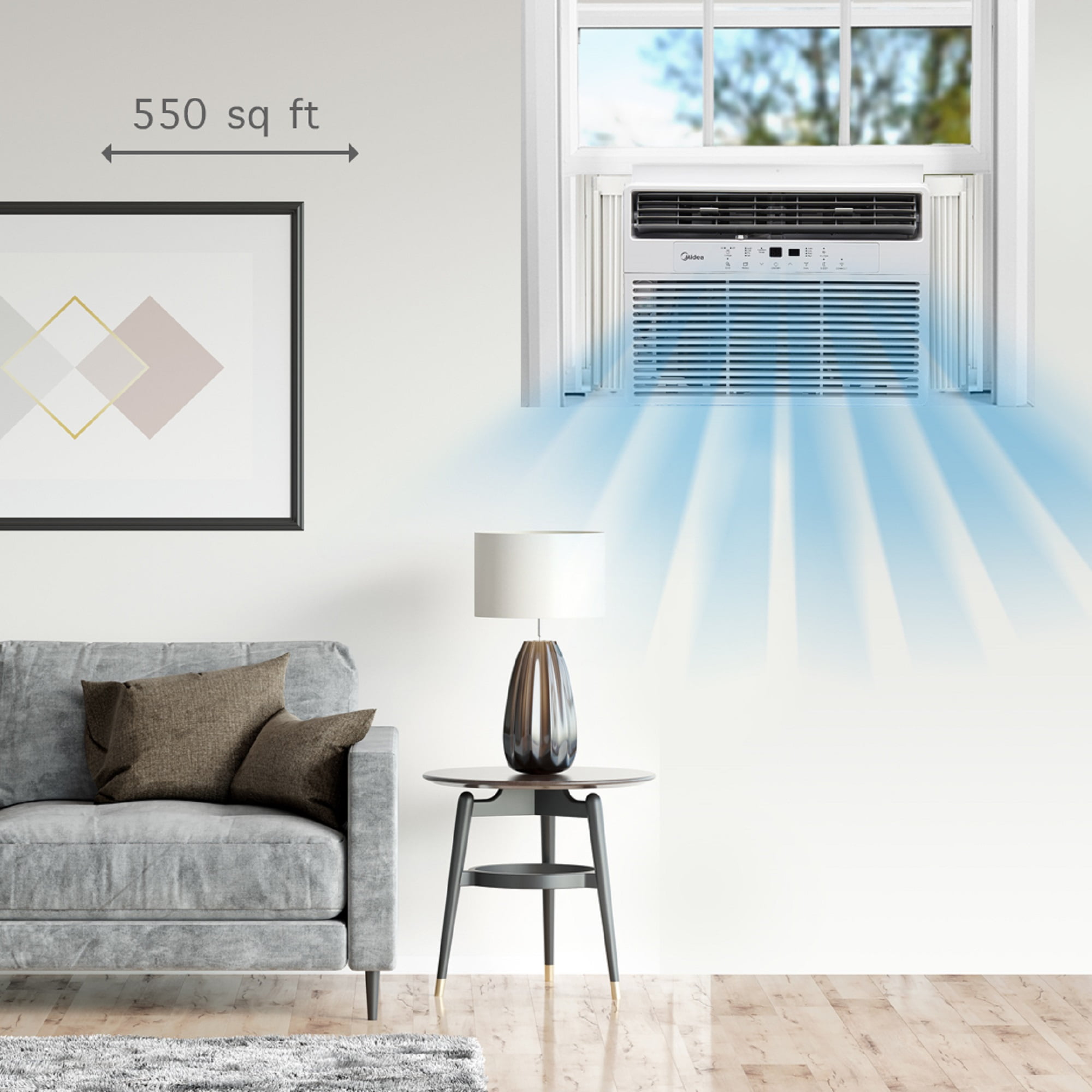 Midea Smart Window Air Conditioner - 12,000 BTU