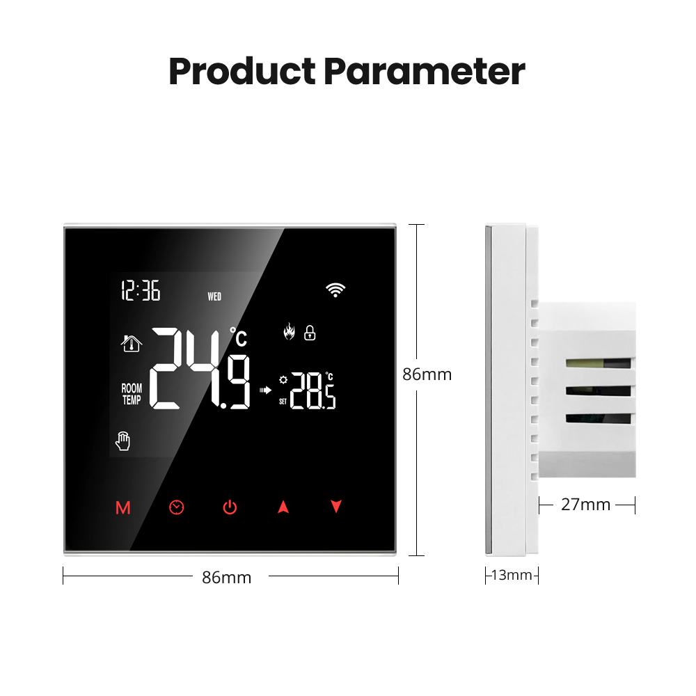 AVATTO Smart WiFi/ZigBee Thermostat for Alexa/Google Home