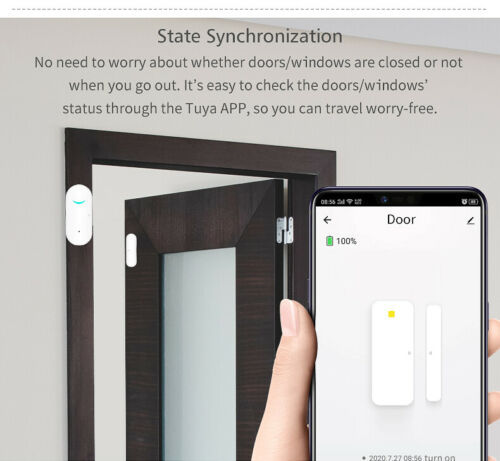 Wireless Smart Door Sensor for Alexa/Google Home
