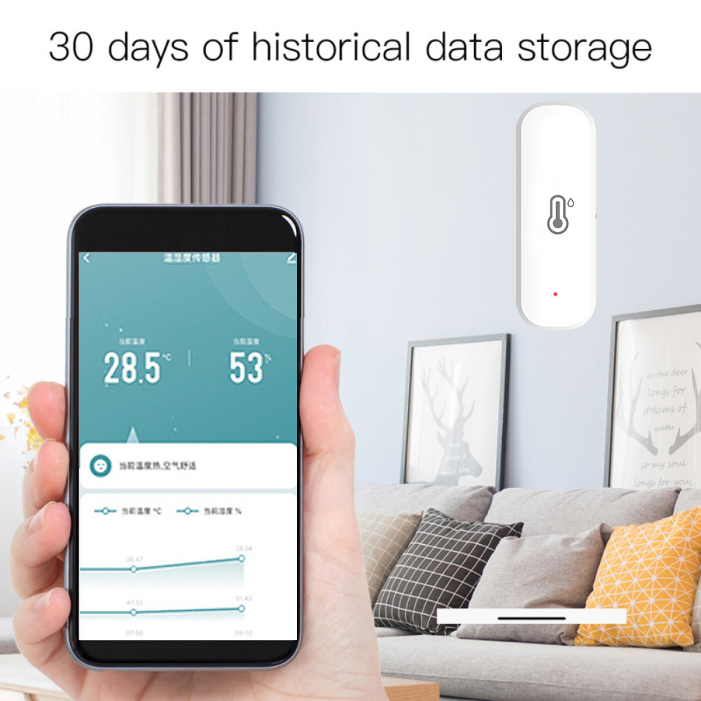ZigBee/Wifi Smart Temperature & Humidity Sensor for Home Automation