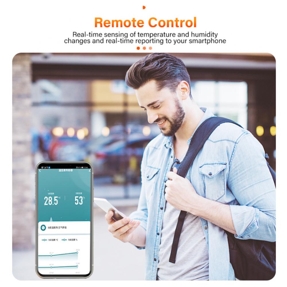 ZigBee/Wifi Smart Temperature & Humidity Sensor for Home Automation