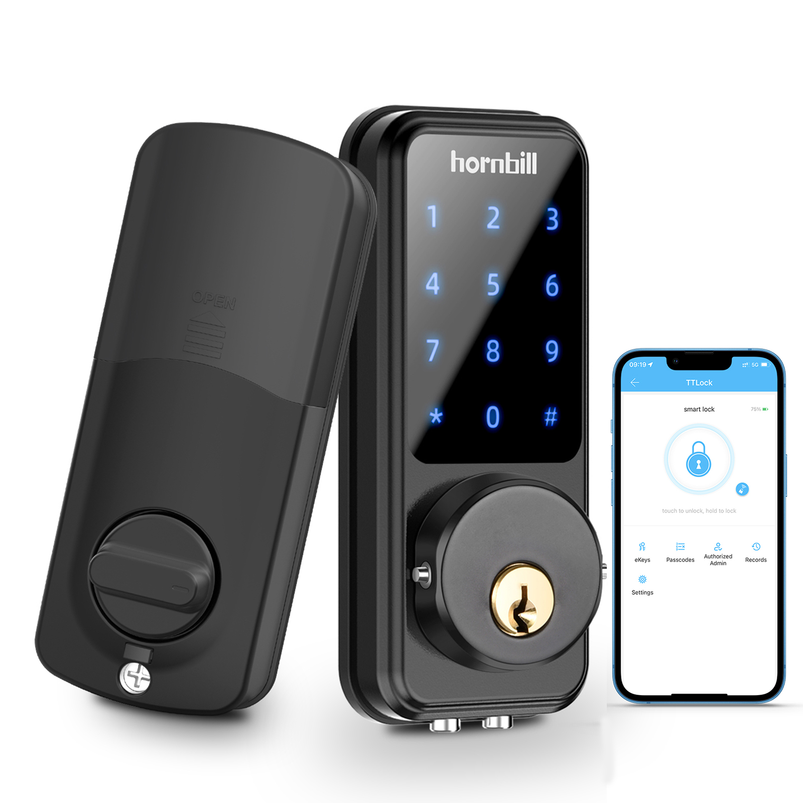 Keyless Bluetooth Smart Door Lock with Keypad