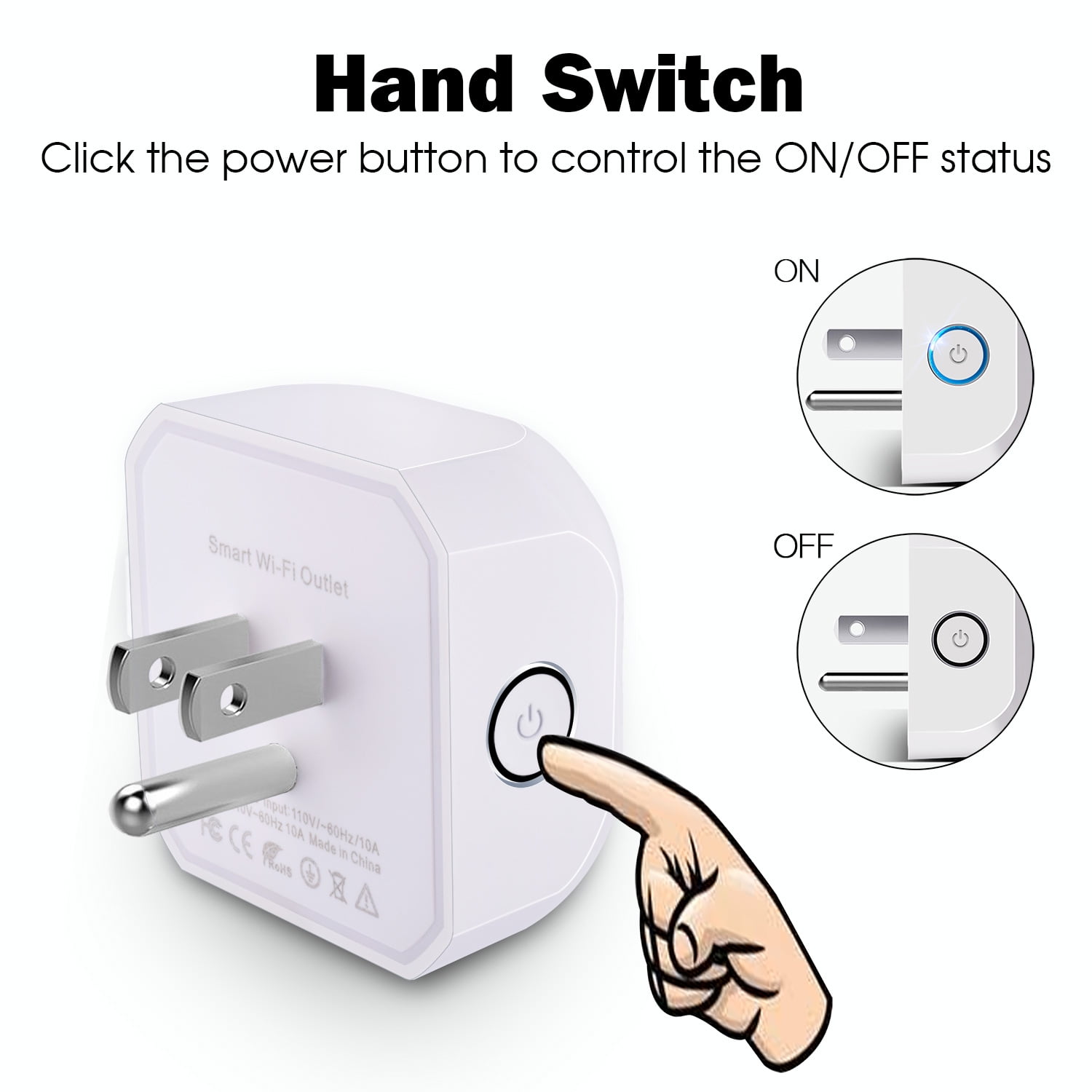 Smart Plug 2-Pack for Remote Control of Devices