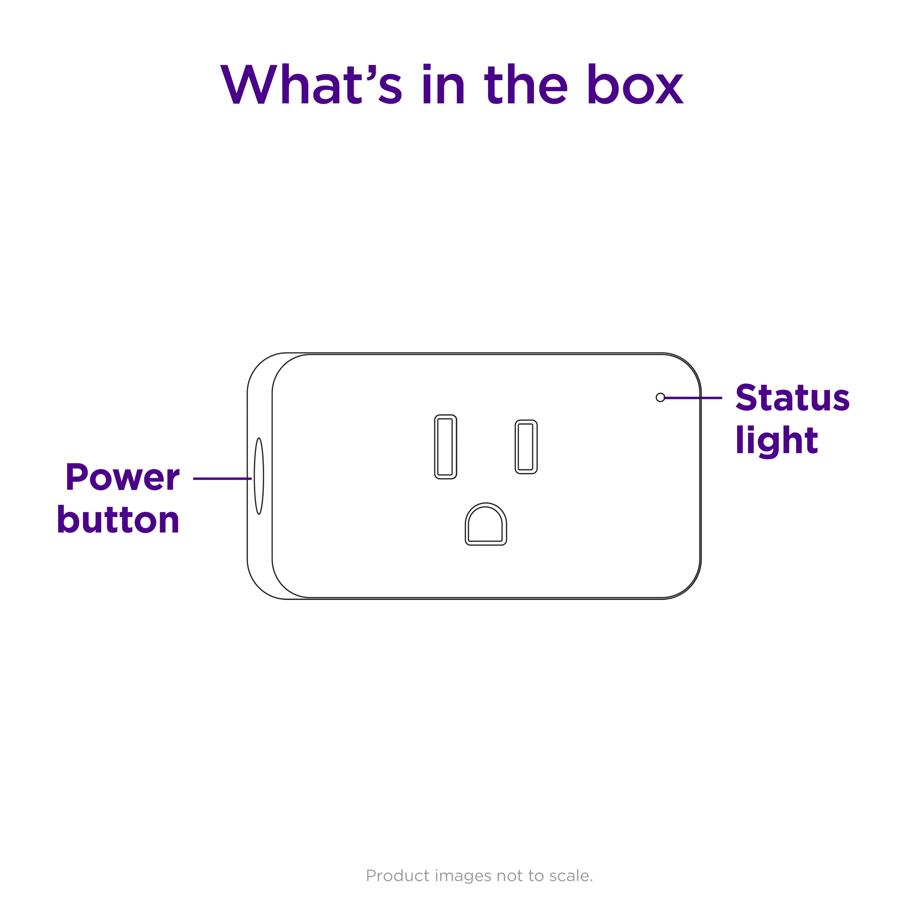 Roku Indoor Smart Plug with Scheduling & Voice Compatibility