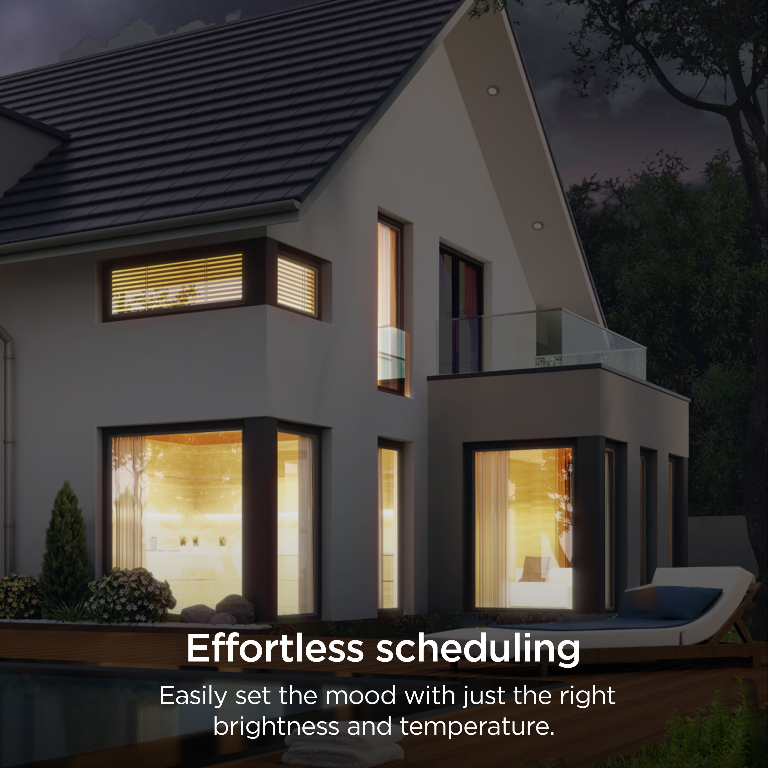 Roku Smart Home Adjustable Brightness White Bulbs 4-Pack