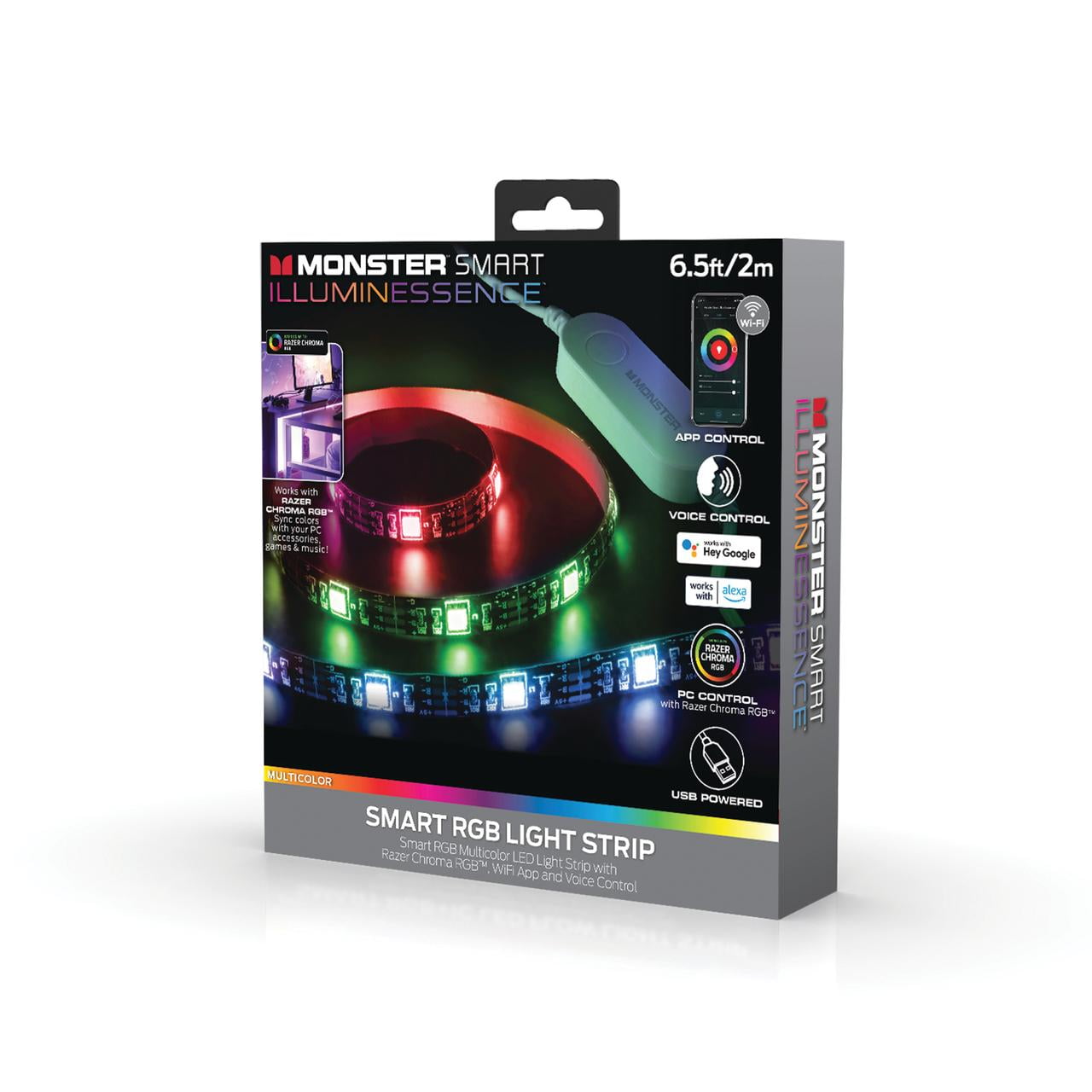 Smart LED Light Strip with App and Voice Control