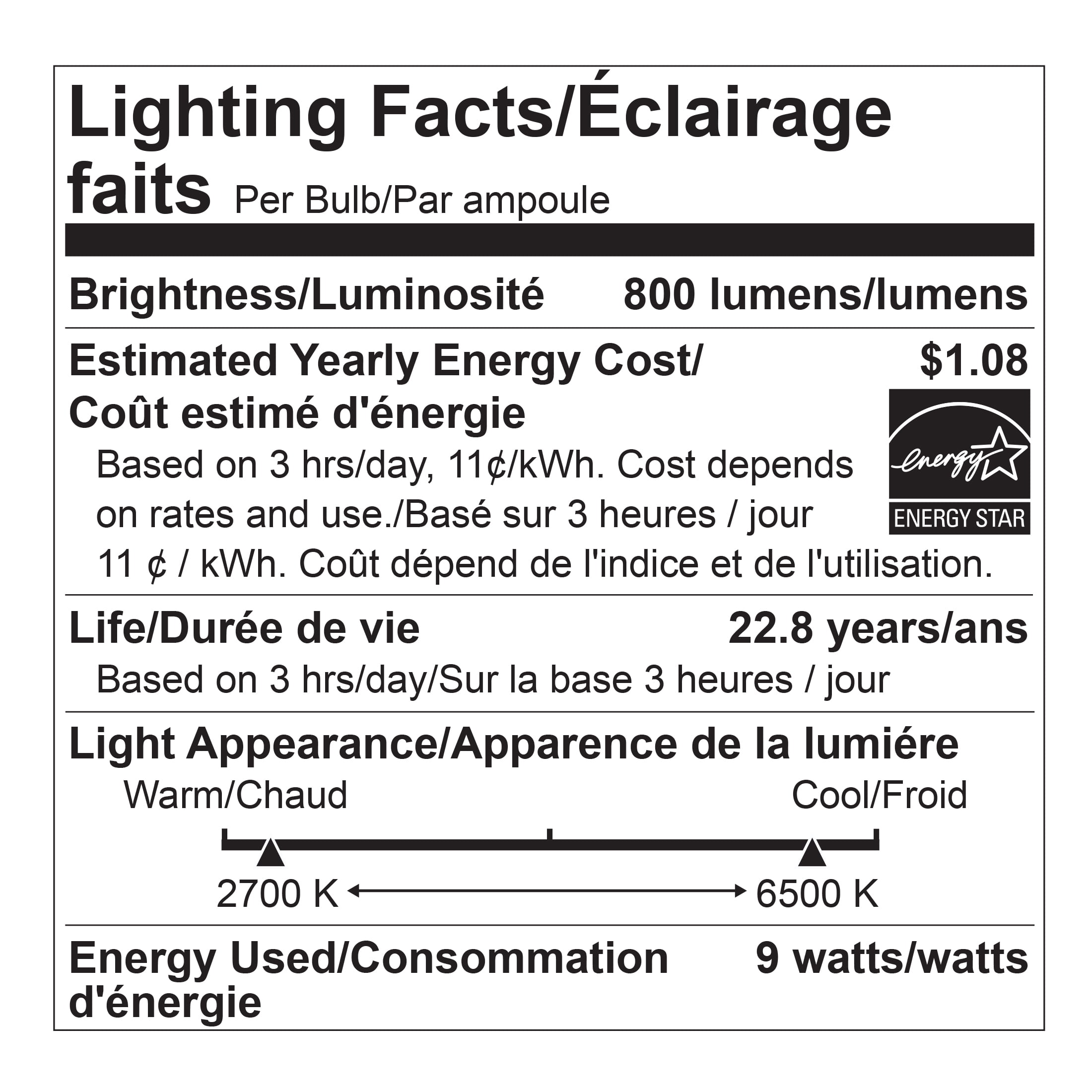 Smart RGB Color Changing LED Light Bulbs - 3 Pack