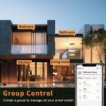 WiFi Alexa Compatible Smart Light Switches (2Pack)