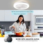 Smart Bladeless Ceiling Fan with Alexa Control