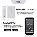 WAC 54in Smart Ceiling Fan with LED