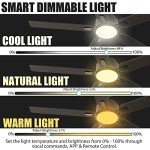 Smart Ceiling Fan with Alexa Compatibility