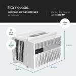 Smart Home 8000 BTU Window Air Conditioner