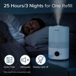 Smart Cool Mist Humidifier for Bedroom & Nursery