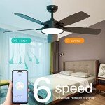 Smart 52" Ceiling Fan with Light & Remote