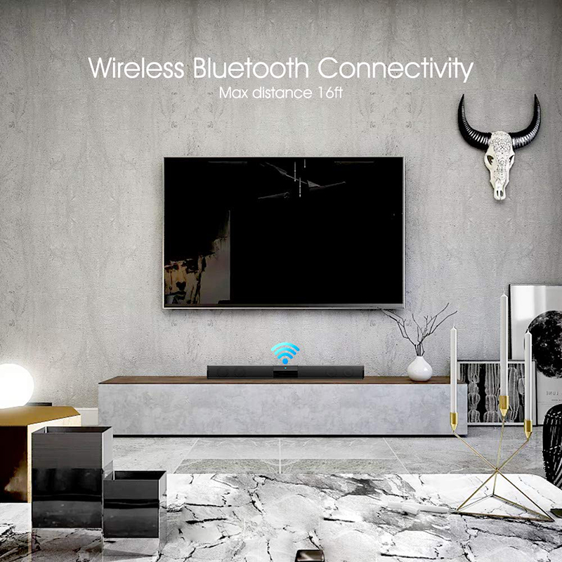 Wireless Portable TV Soundbar with Smart Remote