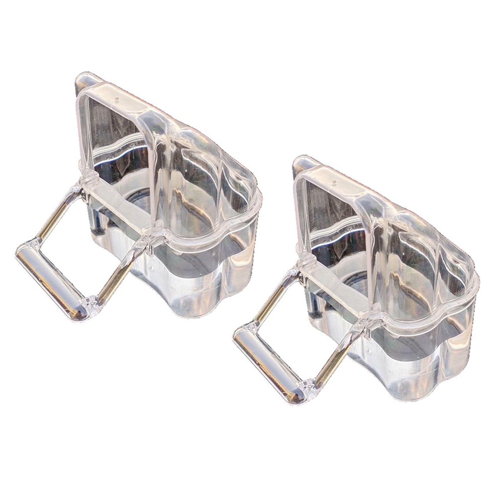 Large Capacity Parrot Feeder with Transparent Bowl