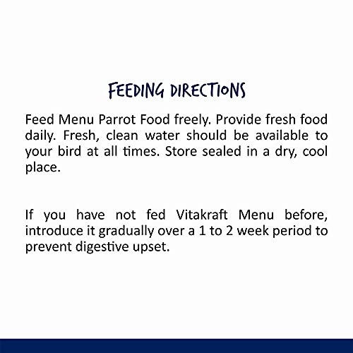 Premium Vitamin-Fortified Parrot Food for Large Birds