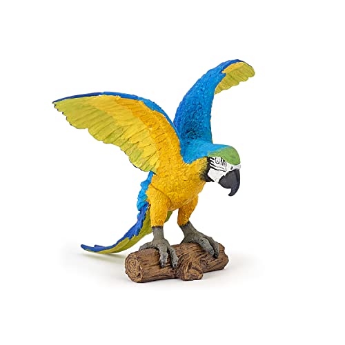 Blue Ara Parrot Collectible Figurine for Kids