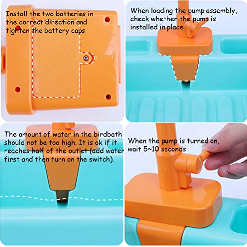 kathson Bird Bathtub Parrot Shower Box Bathing Tub Container Cage Accessory for Small Medium Parakeet Cleaning Supplies