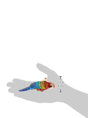 Parrot Bird Watcher Glass Ornaments for Christmas Tree