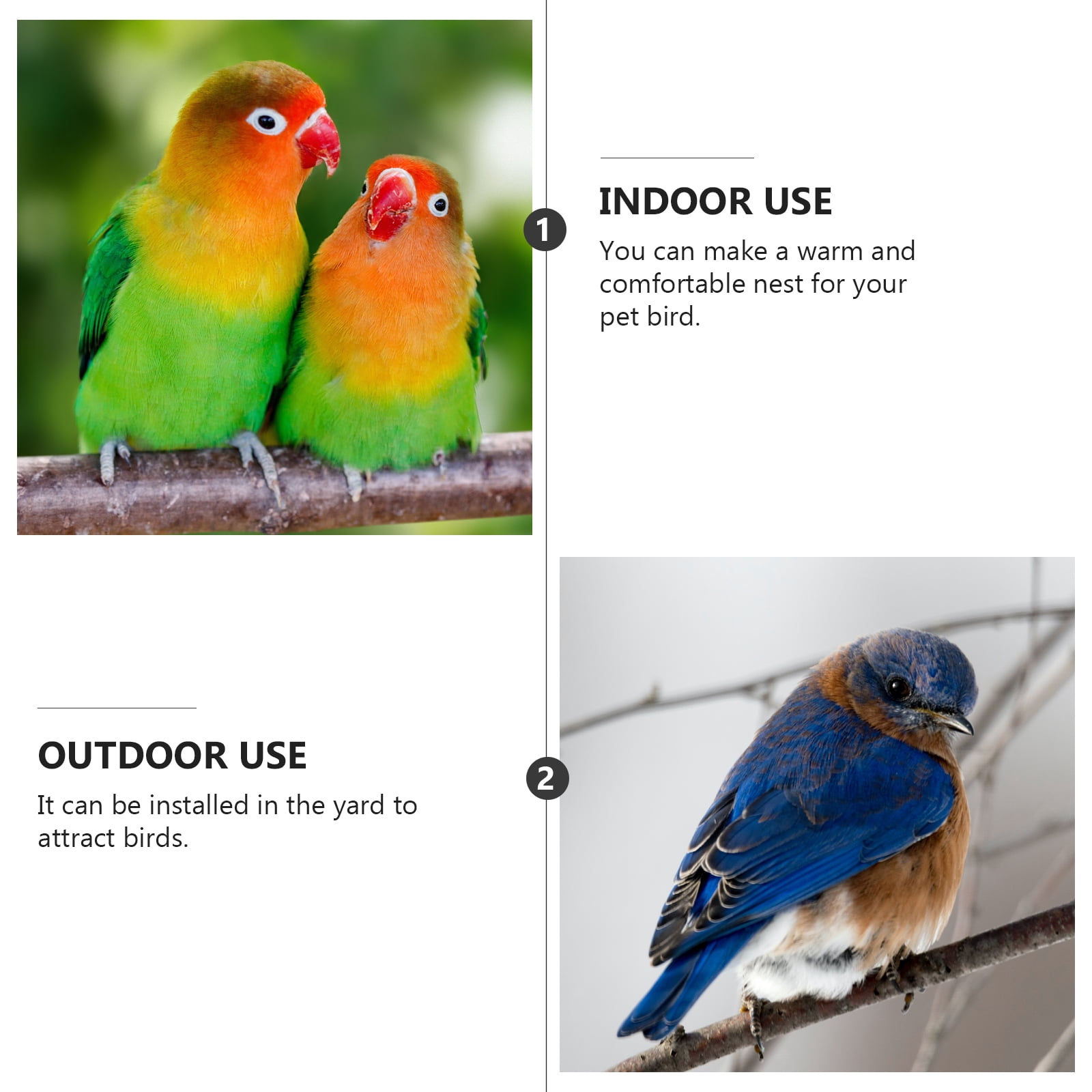 Wooden Parrot Nesting Box for Breeding