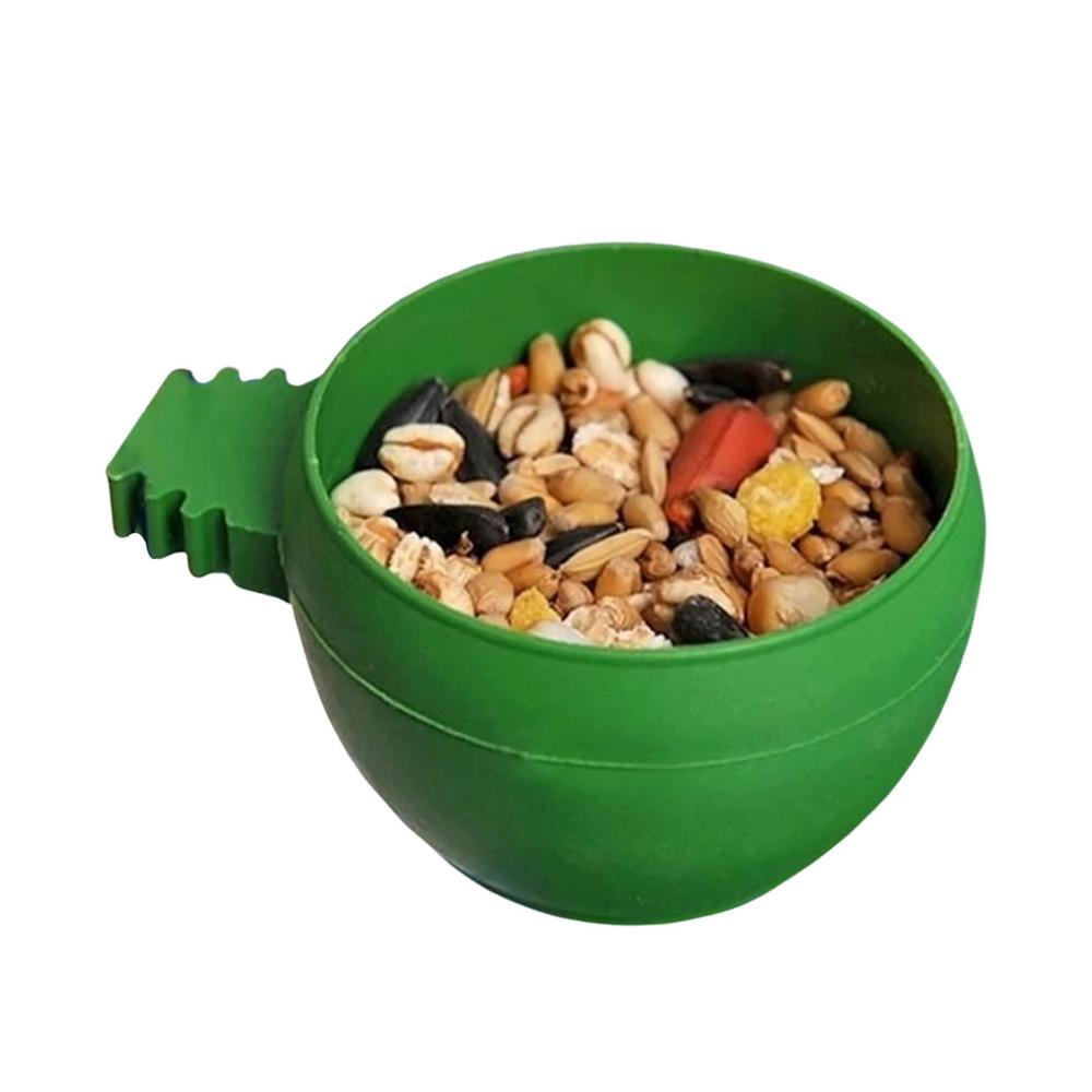 Parrot feeding bowls with water dish