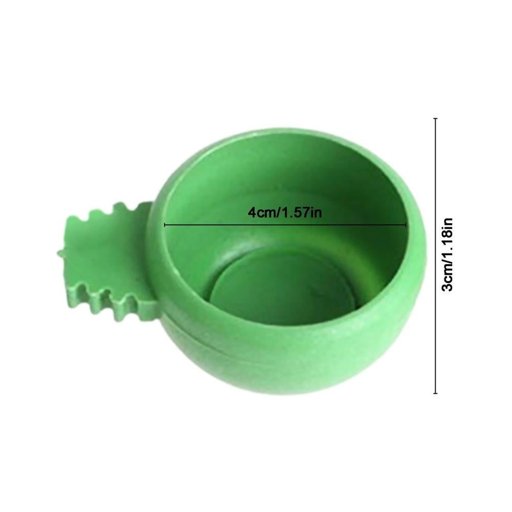 Parrot feeding bowls with water dish